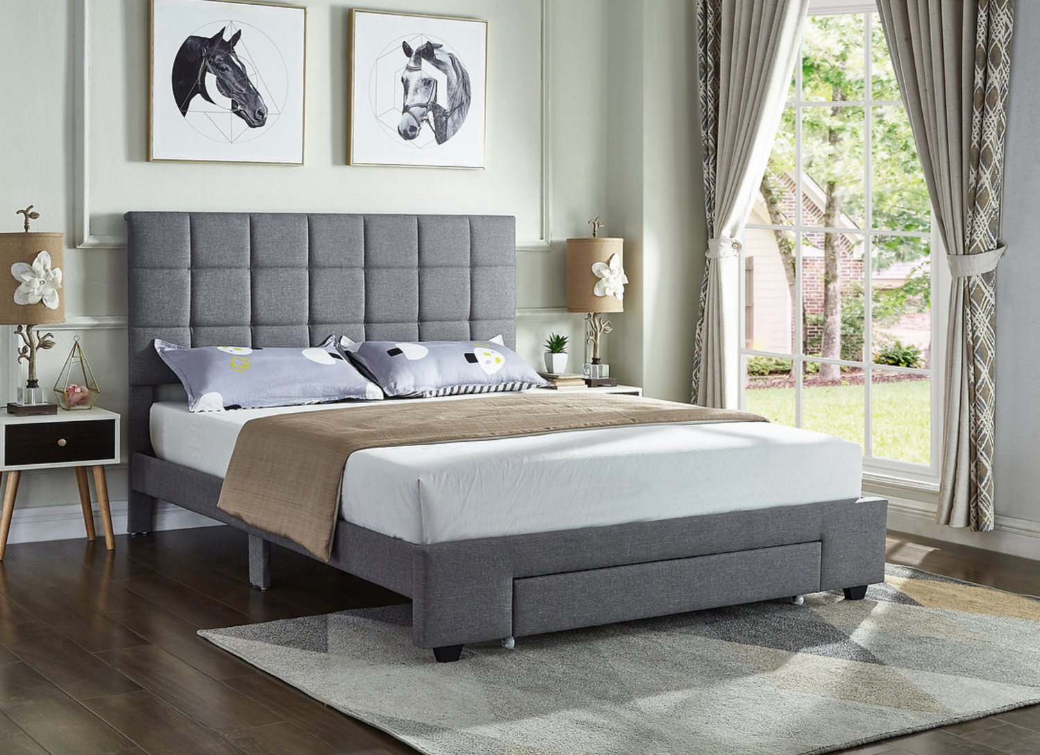 The Grid Bed Frame